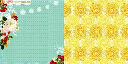 Papier do scrapbookingu dwustronny 30,5 x 30,5 cm PARTY TIME 12 szt. webster`s pages